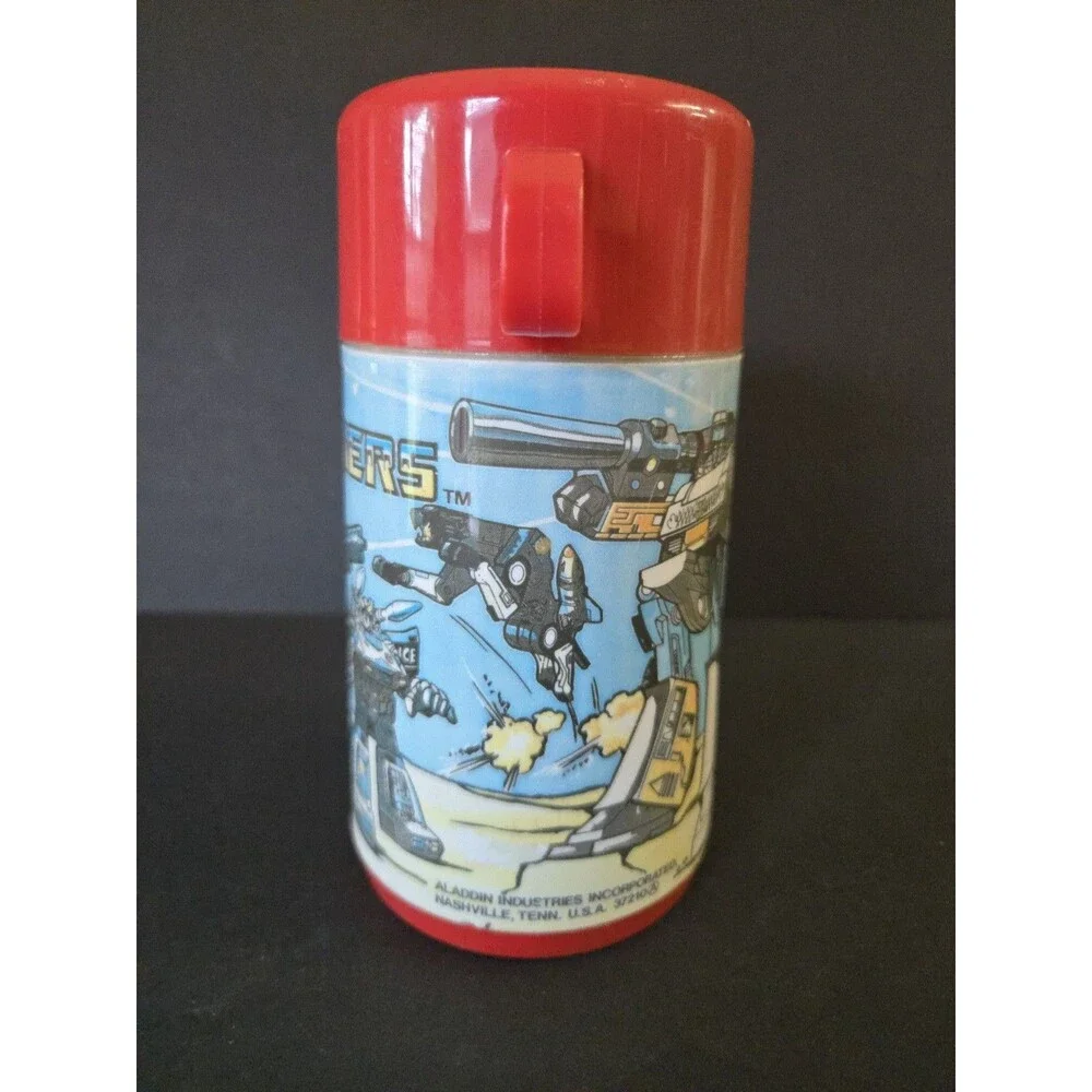 1984 Transformers Aladdin Lunch Bottle Vintage For Lunchbox Good Used Condition